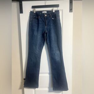 LOFT Dark Blue Flare Jeans